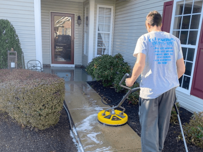 Sidewalk washing icon