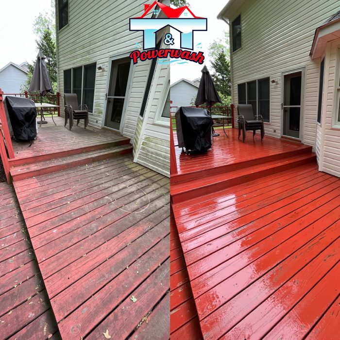 Deck Cleaning results in New Castle County