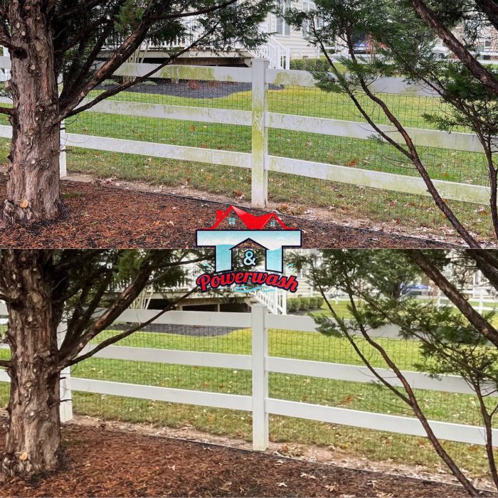 Fence Cleaning results in New Castle County